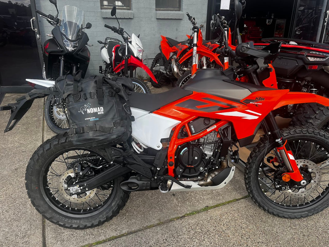 Strzelecki-Packtaschen + Rolltaschen-Kombination