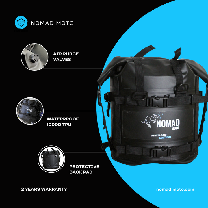 NOMAD MOTO Waterproof Soft 20L Panniers