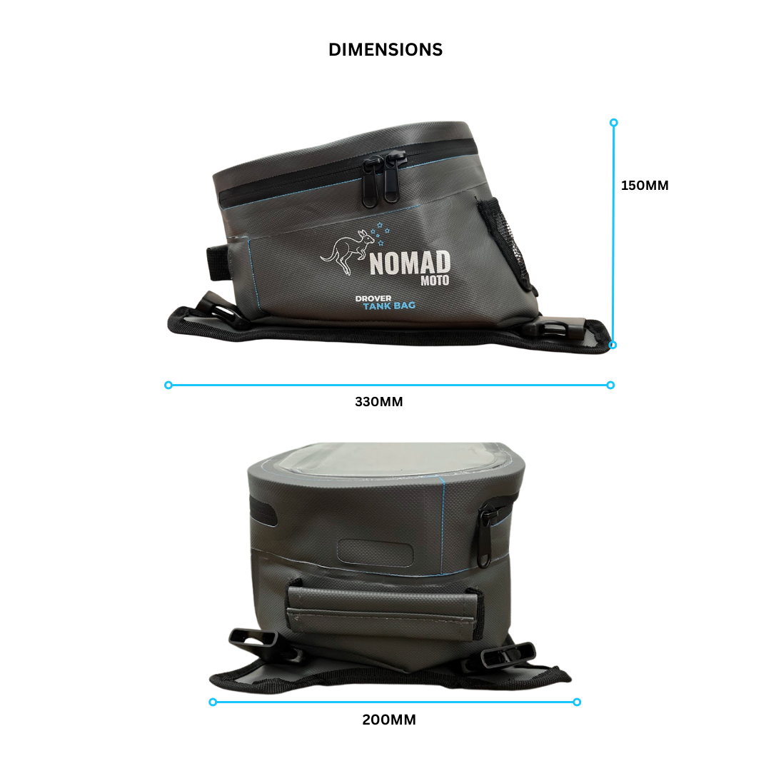 NOMAD MOTO DROVER TANK BAG - NOMAD MOTO