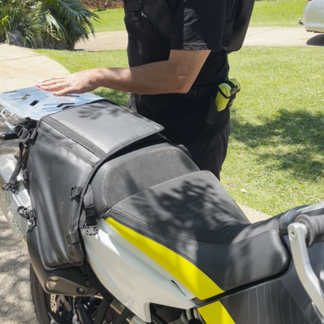 Secure Your ADV Gear with Stockman Adjustble Rackless Base System