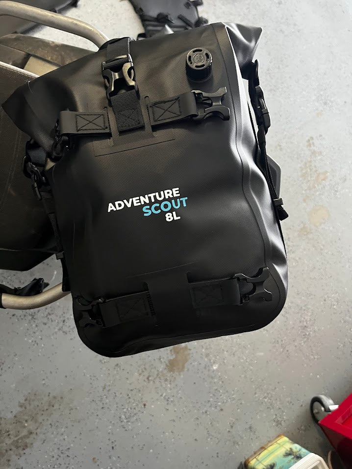 Nomad Moto 8L Waterproof Tail Bag – Secure Storage for Riders