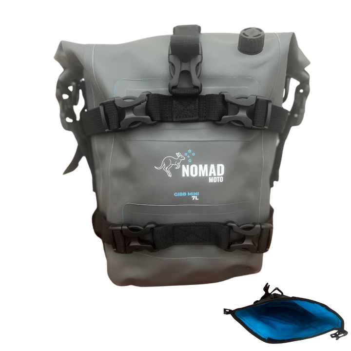 NOMAD MOTO Mini Gibb 7L – Tie-On Waterproof Adventure Bag - NOMAD MOTO