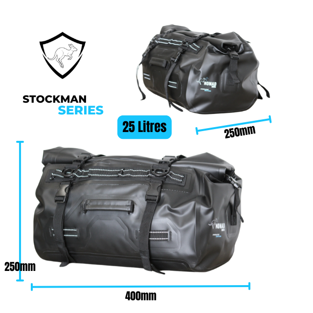 25L waterproof roll bag for bikes