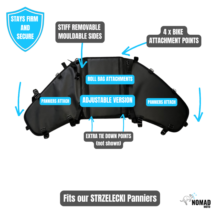NOMAD MOTO Strzelecki Adjustable Rackless Base System - NOMAD MOTO