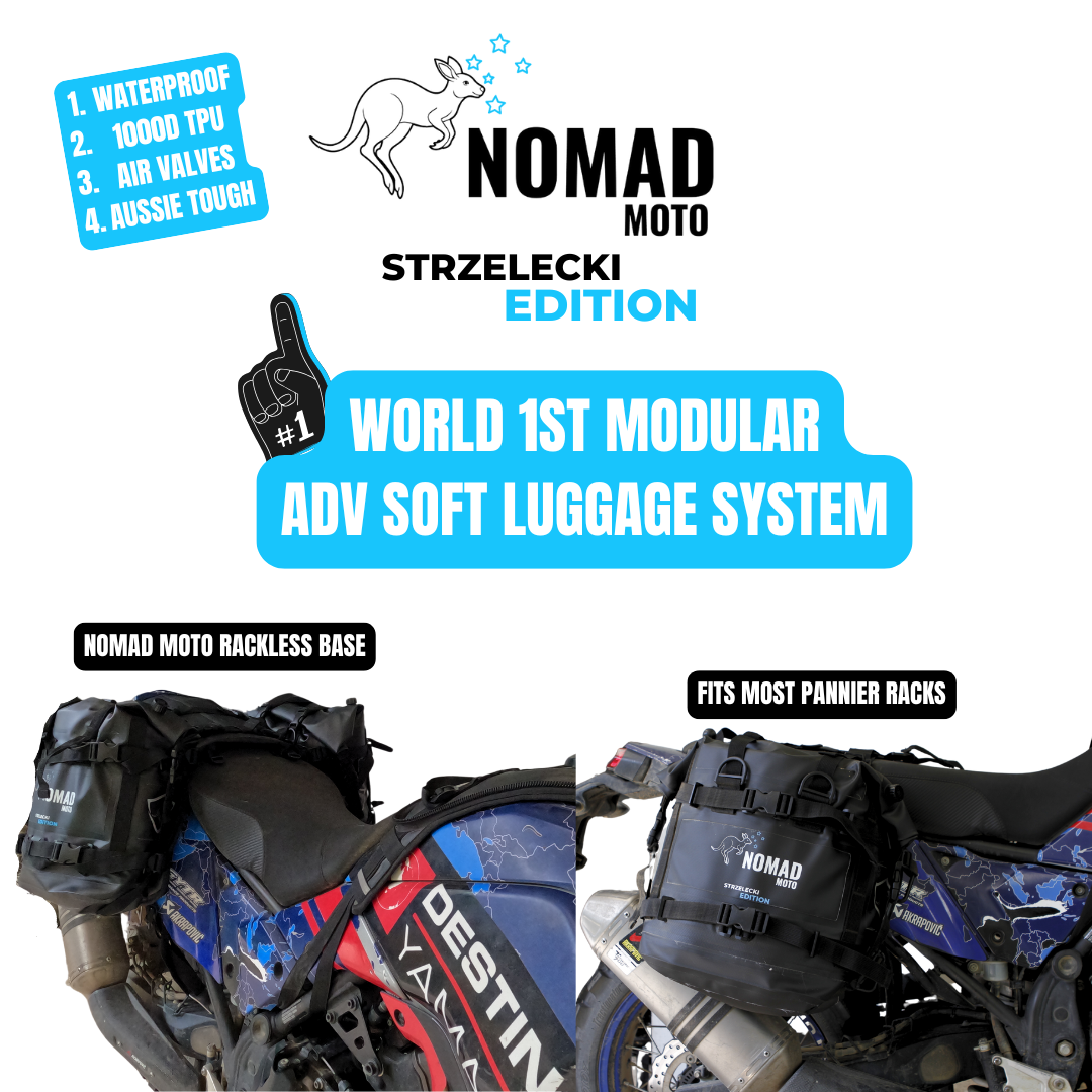 NOMAD MOTO Strzelecki Rackless Base System - Lightweight & Secure