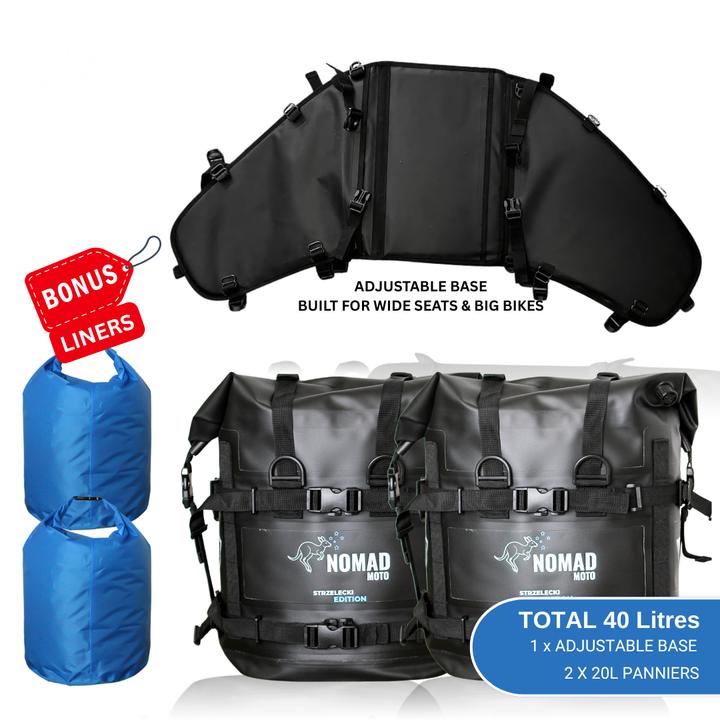 NOMAD MOTO Rackless 40L - Adjustable Base - NOMAD MOTO