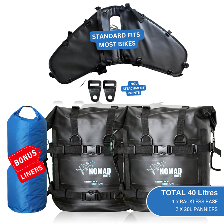 NOMAD MOTO Rackless Adventure 40L – Waterproof Luggage