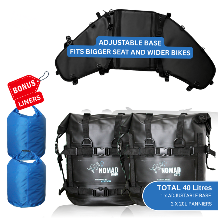 NOMAD MOTO Rackless 40L - Adjustable Base
