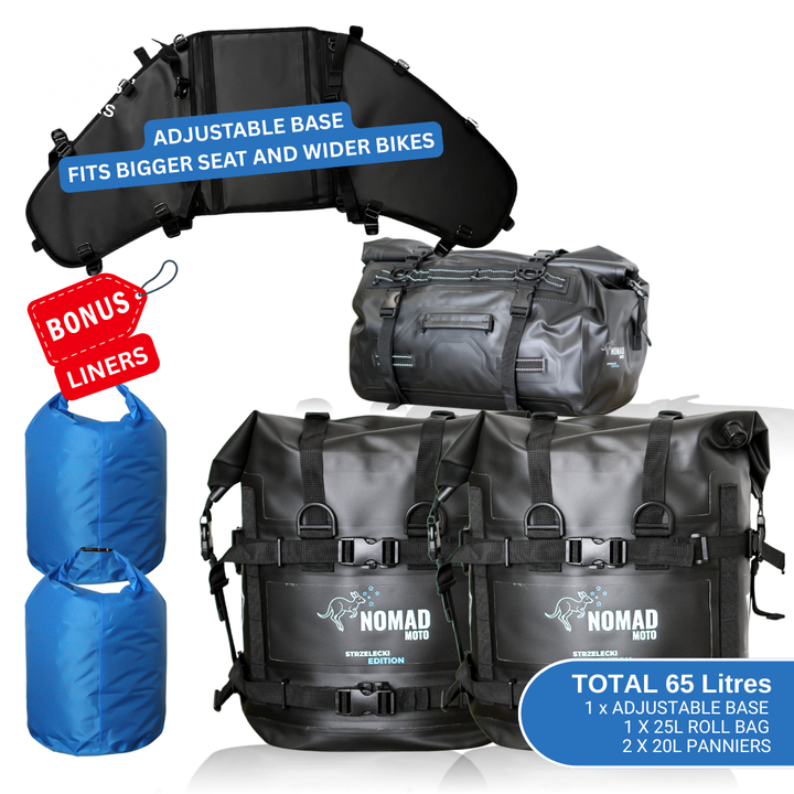 NOMAD MOTO Rackless 65L - Adjustable Base
