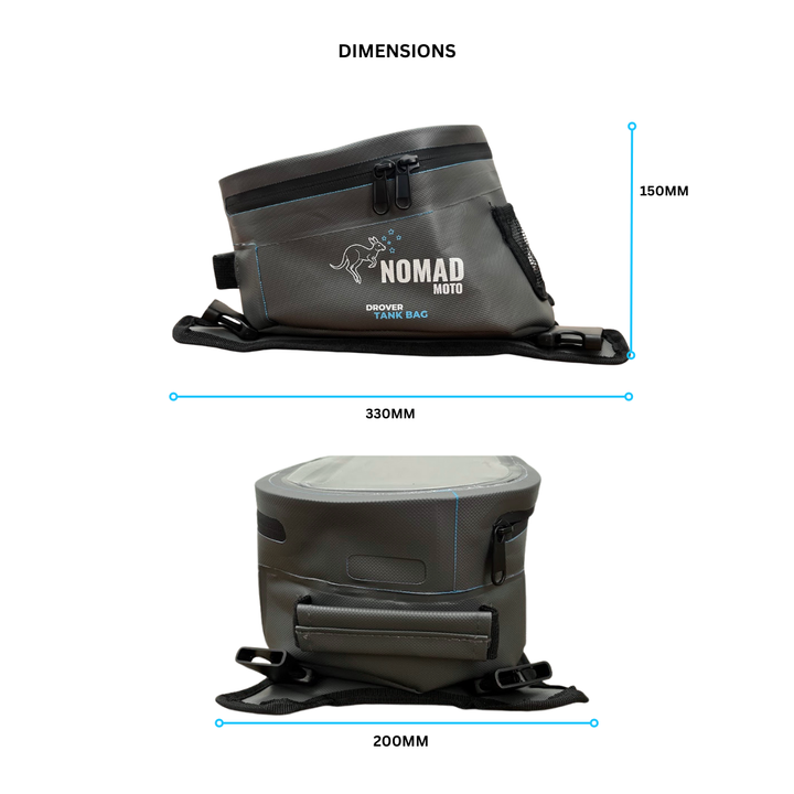 NOMAD MOTO DROVER TANK BAG - NOMAD MOTO