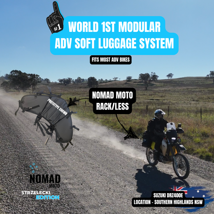  Nomad Moto Rackless Base – Lightweight ADV Luggage