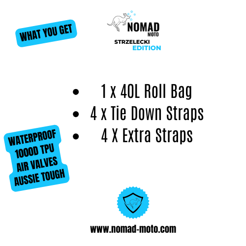 NOMAD MOTO Waterproof Soft 40L Roll Bag - NOMAD MOTO